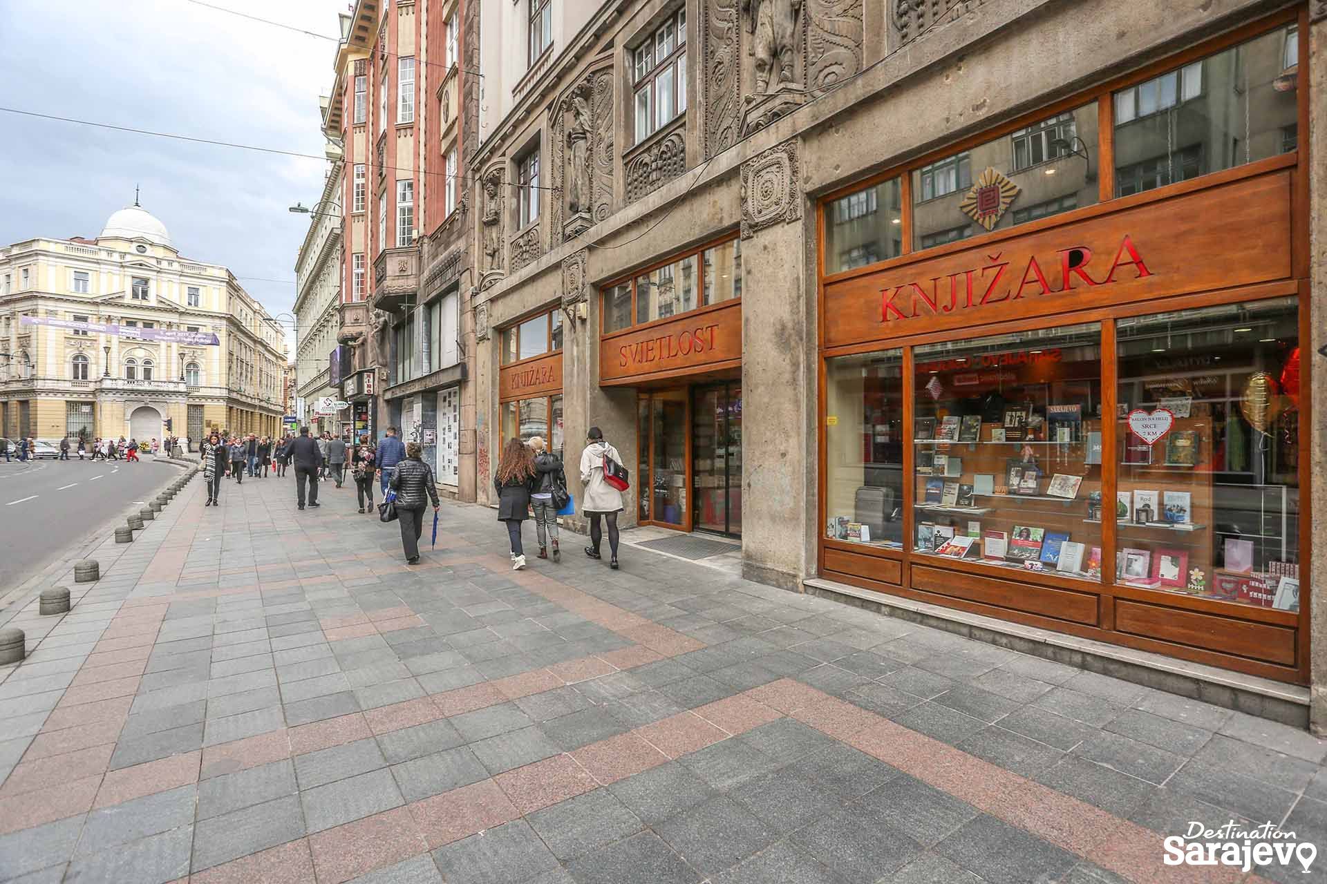 Knjižara Svjetlost Destination Sarajevo