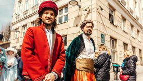 Historical characters again on the streets of the city as a part of the Sarajevo Reborn project